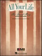 All Your Life piano sheet music cover